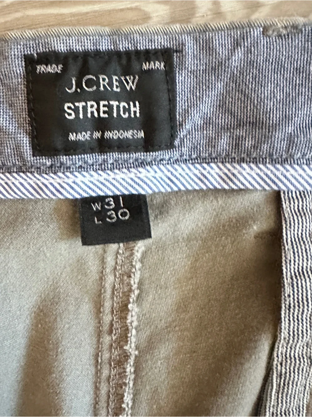 J. Crew Slim 484 Pants in Light Khaki Men: 31-30